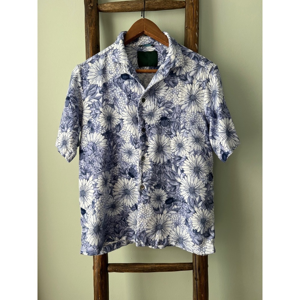 Roi Du Lac Floral Print Short Sleeve Button Up Shirt,‎ Stylish